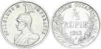 Deutsch-Ostafrika 1/2 Rupie Wilhelm II. in Uniform der Garde du Corps -