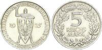 Weimarer Republik 5 Reichsmark Rheinlande -