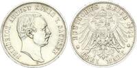 Sachsen 3 Mark Friedrich August III. 1904 - 1918 -
