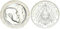 Württemberg 3 Mark Wilhelm II. 1891 - 1918 Hochzeit -