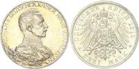 Preußen 3 Mark Wilhelm II. 1888 - 1918 Regierungsjubiläum -