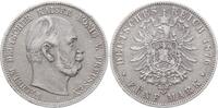 Preußen 5 Mark Wilhelm I. 1861 - 1888 -