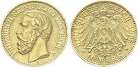 Baden 10 Mark Friedrich I. 1856 - 1907 -