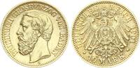 Baden 10 Mark Friedrich I. 1856 - 1907 -