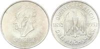 Weimarer Republik 3 Reichsmark Goethe -