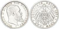 Württemberg 2 Mark Wilhelm II. 1891 - 1918 -