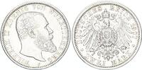 Württemberg 2 Mark Wilhelm II. 1891 - 1918 -