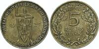 Weimarer Republik 5 Reichsmark Rheinlande -