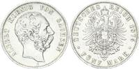 Sachsen 5 Mark Albert 1873 - 1902 -