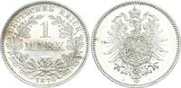 Kaiserreich 1 Mark 1874 G kleiner Adler Polierte Platte