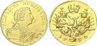 Brandenburg-Preußen 1/2 Friedrichs dor 1750 A (Berlin) Friedrich II. der Große 1740 - 1786 mit alten Beschreibungszettel vorzüglich