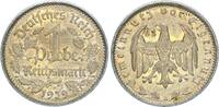 Weimarer Republik 1 Reichsmark Proben-Nummer 18, stark magnetisch -