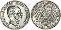 Sachsen 2 Mark Friedrich August III. 1904 - 1918 -