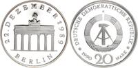 DDR 20 Mark Gedenkmünze Brandenburger Tor -