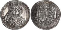 Schwarzenberg Reichstaler 1696 Kremnitz Ferdinand Wilhelm Eusebius 1683 - 1703 auf seine Hochzeit mit Maria Anna sehr schön+