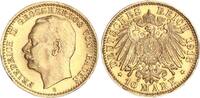 Baden 10 Mark 1913 G Friedrich II. 1907 - 1918 prägefrisch, fast stempelglanz