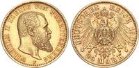 Württemberg 20 Mark Wilhelm II. 1891 - 1918 -