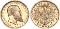 Württemberg 10 Mark Wilhelm II. 1891 - 1918 -