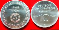DDR 10 Mark 1974 25 Jahre DDR, Materialprobe, Silber, RAR stempelglanz 540,00 EUR kostenloser Versand