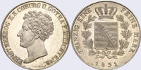 Sachsen - Coburg und Gotha, Herzogtümer 1/2 Konventionstaler 1831 Ernst ... 3600,00 EUR kostenloser Versand