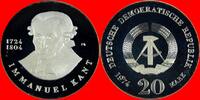 DDR 20 Mark 1974 Immanuel Kant Silber in Kapsel Polierte Platte offen, P... 48,00 EUR  zzgl. 2,00 EUR Versand