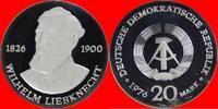 DDR 20 Mark 1976 Wilhelm Liebknecht Silber in Kapsel Polierte Platte off... 48,00 EUR  zzgl. 2,00 EUR Versand