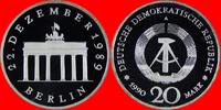 DDR 20 Mark 1990 Brandenburger Tor 1990 Silber in Kapsel Polierte Platte... 83,00 EUR  zzgl. 5,50 EUR Versand