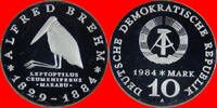 DDR 10 Mark 1984 Alfred Brehm, Silber in Kapsel Polierte Platte offen, P... 55,00 EUR  zzgl. 5,50 EUR Versand
