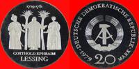 DDR 20 Mark 1979 Gotthold Ephraim Lessing Silber in Kapsel Polierte Plat... 58,00 EUR  zzgl. 5,50 EUR Versand