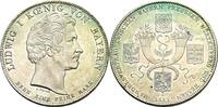 Bayern, Königreich Ludwig I. Geschichtstaler 1829, Handelsvertrag, AKS 124 Geschichtstaler (Konventionstaler) 1829 vorzüglich - stempelglanz / fast s