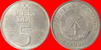 DDR 5 Mark 1969 (D18) XX Jahre DDR, Cu-Ni Probe unz., ganz min. Kr. im RV, 21,00 EUR  zzgl. 2,00 EUR Versand