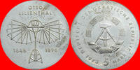 DDR 5 Mark 1973 (B25) Otto Lilienthal unz., fl. 7,50 EUR  zzgl. 2,00 EUR Versand