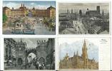deutschland ansichtskartenlot 4 st 1907-1938 MÜNCHEN gebraucht