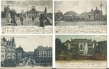 deutschland ansichtskartenlot 4 st 1907 ff FRANKFURT kaiserstrasse, alte brücke,bahnhof,etc. gebraucht
