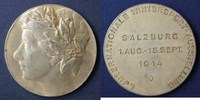 ERZBISTUM SALZBURG - MEDAILLEN 1803-1945 Medaille 1. Internationale Wintersport-Ausstellung Salzburg 1914