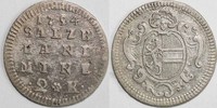 ERZBISTUM SALZBURG Halber Landbatzen (2 Kreuzer) Sigismund Graf von Schrattenbach, 1753 - 1771