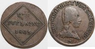 ERZBISTUM SALZBURG Pfennig Kurfürst Ferdinand von der Toscana, 1803-1806