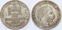 Österreich-Ungarn 20 Krajczar Franz Josef 1848-1916