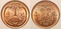 österreich Heller 1901 Franz Josef stfr + 8,00 EUR  zzgl. 7,90 EUR Versand