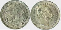 KAISERTUM ÖSTERREICH 10 Kreuzer FRANZ JOSEF 1., 1848-1916 -