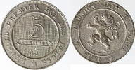Belgien 5 Centimes Leopold -