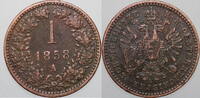 Österreich 1 Kreuzer Franz Josef 1., 1848-1916 KREMNITZ -