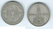 3.reich 2 reichsmark Garnisonskirche Potsdam - mit Datum