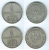 3.reich 2 reichsmark Garnisonskirche Potsdam - mit Datum lot 2 st. berlin münchen