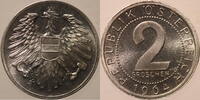 Österreich 2 Groschen 1964 2.Republik PP offen