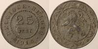 Belgien 25 Centimes WW1 -