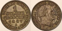 Deutschland 1 Silbergroschen 1867 A Kaiserreich vz +/- patina