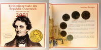 Österreich Kleinmünzensatz 2001 Letzte Schilling ! stfr 17,00 EUR  zzgl. 7,90 EUR Versand