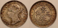Hongkong 5 Cents 1899 Queen Victoria vz +/- 16,50 EUR  zzgl. 7,90 EUR Versand