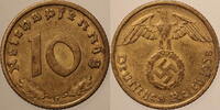 Deutschland 10 Reichspfennig 1938 G 3. Reich 1933-1945 ss vzgl +/- 3,00 EUR  zzgl. 7,90 EUR Versand